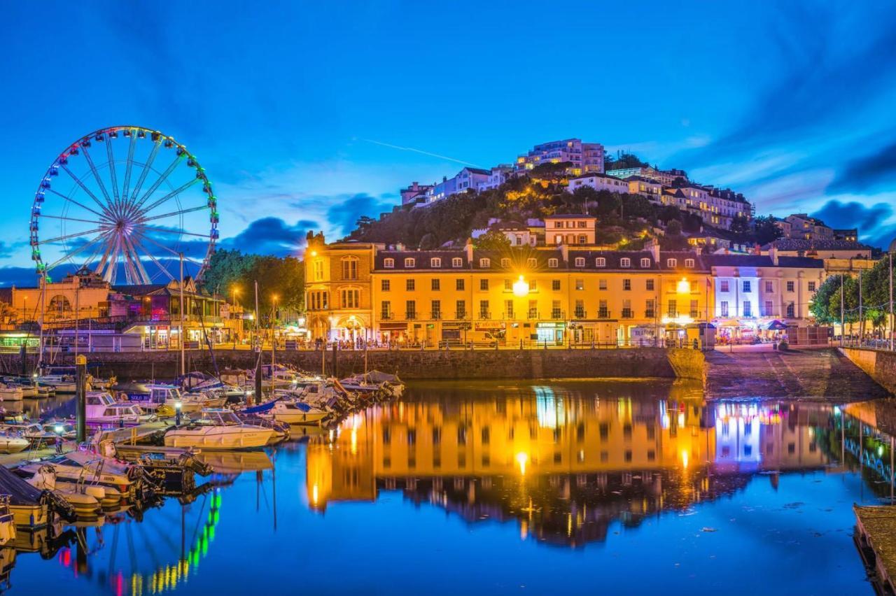 Cosy Open Plan Harbourside Inn With Superking Beds, Wood Burning Stove And Bar Torquay Eksteriør billede
